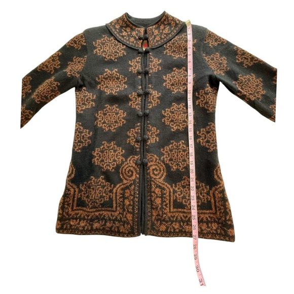 Peruvian Hand Loomed Alpaca Wool Suri Coat - Size Large - Picture 12 of 12